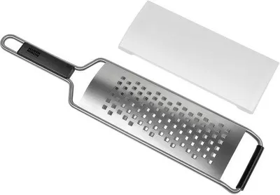 Produktbild von Klein Vlakke Rasp aus Edelstahl, schwarz