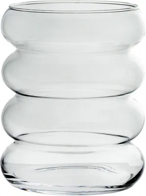Produktbild von Cristalica Glasvase Famous Bulle, 24cm, Klarglas, handgefertigtes Unikat für Tischdekoration