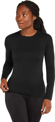 Image de Icebreaker Merino Core Heavyweight baselayer à manches longues Noir XS Femme Noir XS