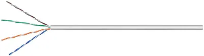 Zdjęcie produktu dla Goobay 68941, 100 m, Cat5e, U/UTP (UTP), Szary