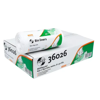 Produktbild von Abfallbeutel extra stark 630 x 850 mm 60 Liter 6 x 50 Stück