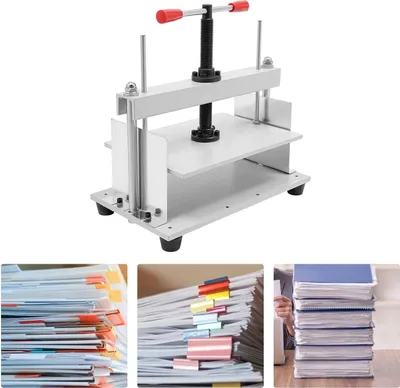 Immagine prodotto di Rilegatrice per plastica - Modello senza fili - Forza di pressione 1,5 t - Piastra di base 10 mm - Per A4 - Grigio