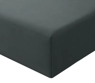 Productafbeelding van Spreeklaken, 140 x 200 cm, grijze microvezel, met een hoekdiepte van 30 cm