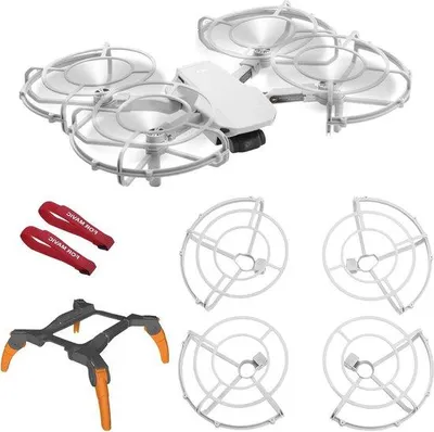 Productafbeelding van Propellermand 360° bescherming - Botsingsbescherming - Uitbreiding voor landingsplatform - Nylon propellermand - Accessoires voor DJI Mini 2 SE/Mini 2