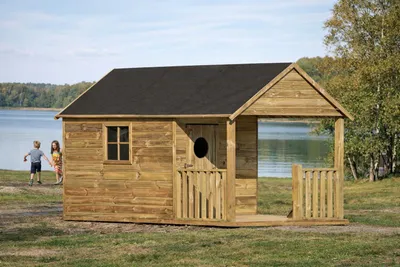 Produktbild von Kinderspielhaus Spielhaus Holz-Gartenhaus für Kinder #3996