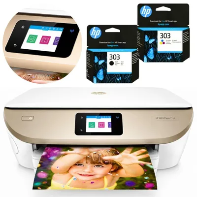 Produktbild von HP Envy 7134 Wi-Fi HP 303 – stilvoller Tintenstrahl-Multifunktionsdrucker