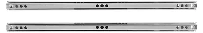 Productafbeelding van 2 stuks/set, 342x17mm, koudgewalste stalen ladeschaar met kogellagers, geschikt voor kasten en dressoirs