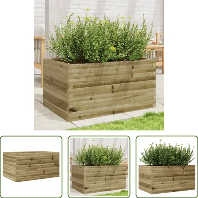 Produktbild von The Living Store Pflanzkübel 90x60x45,5 cm Kiefernholz Imprägniert