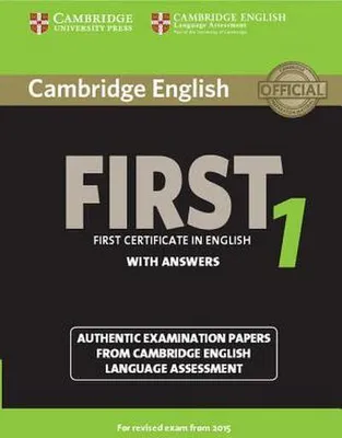 Zdjęcie produktu dla Cambridge English First 1 for Revised Exam from 2015 Student's Book with Answers