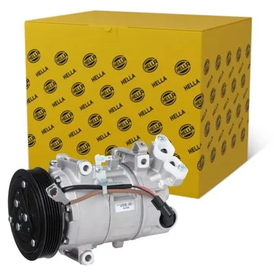 Obrázok produktu pre Klimakompresor 12 V, Ø 125 mm, HELLA Thermo-Expertise, napr. pre RENAULT CLIO