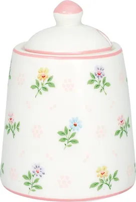 Produktbild von Greengate Cilja Zuckerdose weiss 0,3l