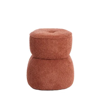 Produktbild von Light & Living - Sitzpuff Leyla - Orange - 40x40x46cm