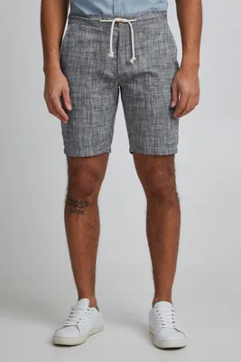 Produktbild von BLEND BHBones Herren Shorts kurze Hose Bermuda mit Leinen-Optik Eingrifftaschen 100% Baumwolle Regular fit