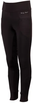 Produktbild von Harrys Horse Kinder Reitleggings Equitights Rookie schwarz, Größe:152