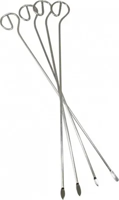 Produktbild von Schaschlikspieße Edelstahl 22 cm 4 Stück