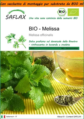 Immagine prodotto di SAFLAX Garden in the bag -- Melissa - 1000 semi - Melissa