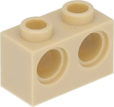 Obrázok produktu pre LEGO Technic: 50x Beigefarbener Technik-Stein