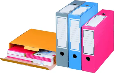 Produktbild von Archiv-Ablagebox grau Innenmaß: 315x96x260mm Außenmaß: 325x100x265mm
