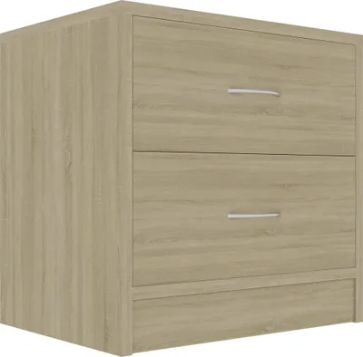 Image de Table de chevet Chêne sonoma 40x30x40 cm Bois d'ingénierie