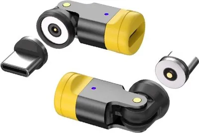 Zdjęcie produktu dla INF Adapter magnetyczny Type-C obrotowy 540° - Mini złącze do ładowania