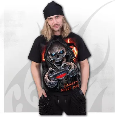 Produktbild von Spiral T-Shirt Herren Respawn schwarz XXL