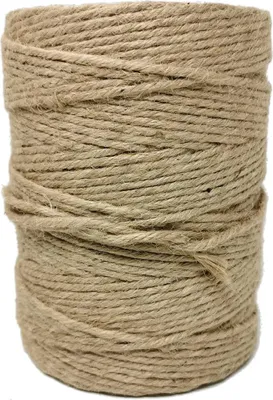 Productafbeelding van Famanu Jutegaren, 4 mm - Rol van 220 meter, geschikt voor knutselprojecten en decoratie