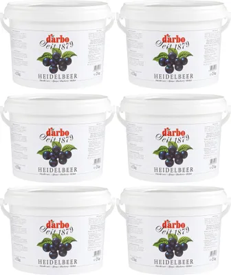 Produktbild von Food-United FRUCHTAUFSTRICH HEIDELBEERE 2x 2kg Eimer fruchtiger von DARBO
