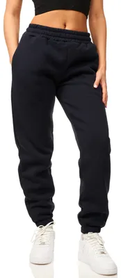 Produktbild von DAILY Baumwolle Damen Jogginghose im Straight-Fit als Lange Trainingshose Sweatpants Damen Freizeithose mit Bündchen aus Baumwolle