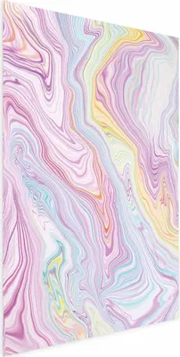Produktbild von Posterpapier Poster - Colorful Dream - abstract shapes in pastel shades 60x90 cm Muster a-B-10118-ao-a