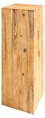 Produktbild von Dekosäule COLUMNA 75cm aus gekälktem Akazienholz in teakgrau