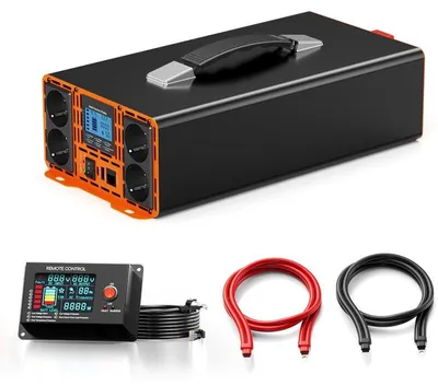Produktbild von HOULI Power Inverter 48V bis 230V, 5000W/10000W, reine Sinuswelle, Fernsteuerung