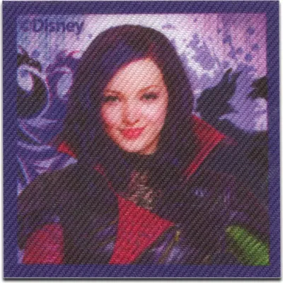 Produktbild von Disney © Descendants Die Nachkommen Mal Kopf - Aufnäher, Bügelbild, Aufbügler, Applikationen, Patches, Größe: 5,2 x 5,2 cm