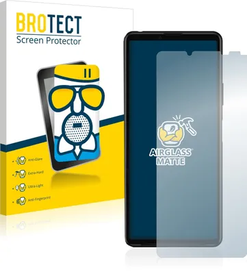 Produktbild von BROTECT Entspiegelungs Schutzglas für Sony Xperia 10 III / 10 III Lite Schutzfolie Panzer Folie Glas Display Schutz matt