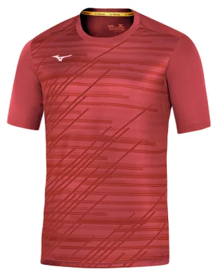 Produktbild von Mizuno Unisex TEAM CHIBA TEE - 62EAA505, Farbe:Rot, Textil:3XL