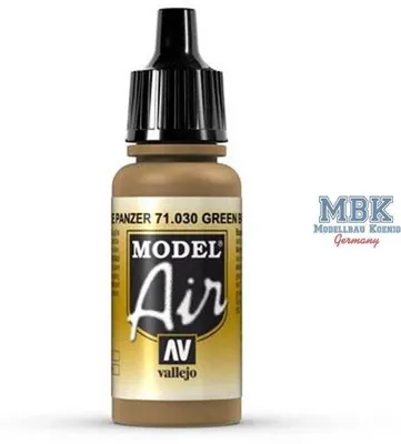 Productafbeelding van Vallejo 71.030, 17 ml, bruin, mat, fles