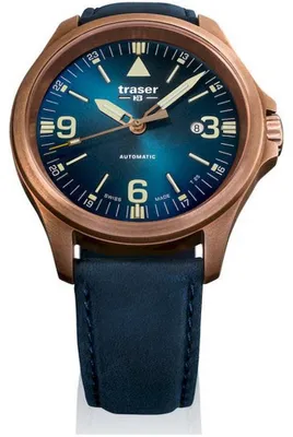Produktbild von Traser H3 - 108074 - Armbanduhr - Herren - Automatik - P67 Officer Pro Bronze Blue