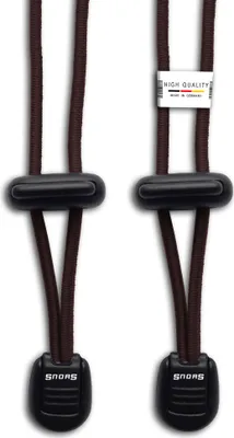 Produktbild von SNORS Schnürsystem - DUNKELBRAUN - 120cm - elastische Schnürsenkel mit Schnellverschluss