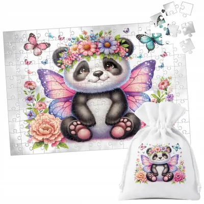 Produktbild von Puzzle Tradycyjne - Zwierzęta Panda - 252El