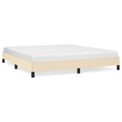 Produktbild von Bettgestell ohne Matratze Creme 160x200 cm Stoff