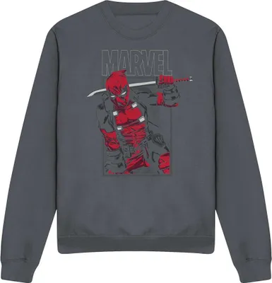 Produktbild von Deadpool - Sweatshirt für Herren/Damen Uni TV29223 (M) (Holzkohle)