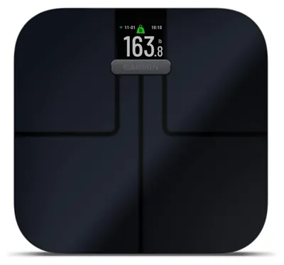 Obrázek produktu pro Garmin Index S2, Elektronická osobní váha, 181,4 kg, Černá, kg/lb, Obdélník, 16 uživatel/ů