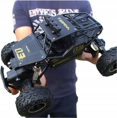 Produktbild von Rc 4X4 Off-Road Ferngesteuertes Auto 1:16, Silber/Schwarz, Batteriepack