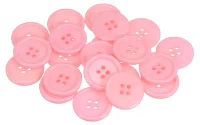 Productafbeelding van Knopen - 60 stuks - Voor naaien en knutselen - Roze - 25 mm