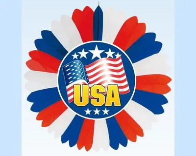 Produktbild von Dekofächer USA mit Aufdruck beidseitig