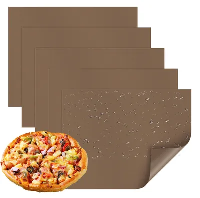 Productafbeelding van 5 Stuks herbruikbaar bakpapier, 40 x 30 cm, snijdbaar en vaatwasserbestendig