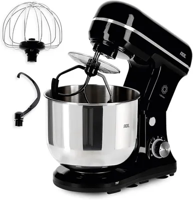 Image de Robot de cuisine avec bol en acier inoxydable de 5 litres | inclut les accessoires | 1200 W | noir