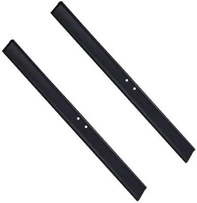 Image de 2 lames d'essuie-glace en silicone, 35 cm, noires