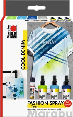 Produktbild von Marabu 1719000000084, Blau, Grün, Sprühfarbe, Flüssigkeit, 300 ml, 3 Stück(e)