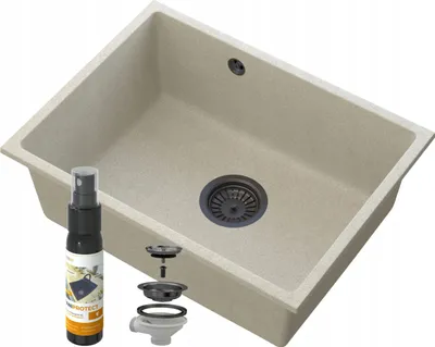 Produktbild von Manado Beige Unterbaubecken Black60