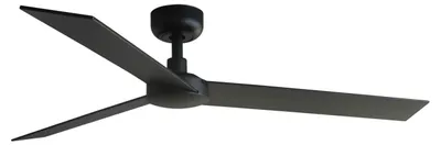 Obrázok produktu pre Energeticky úsporný stropný ventilátor s diaľkovým ovládaním Rudder L Black 132 cm